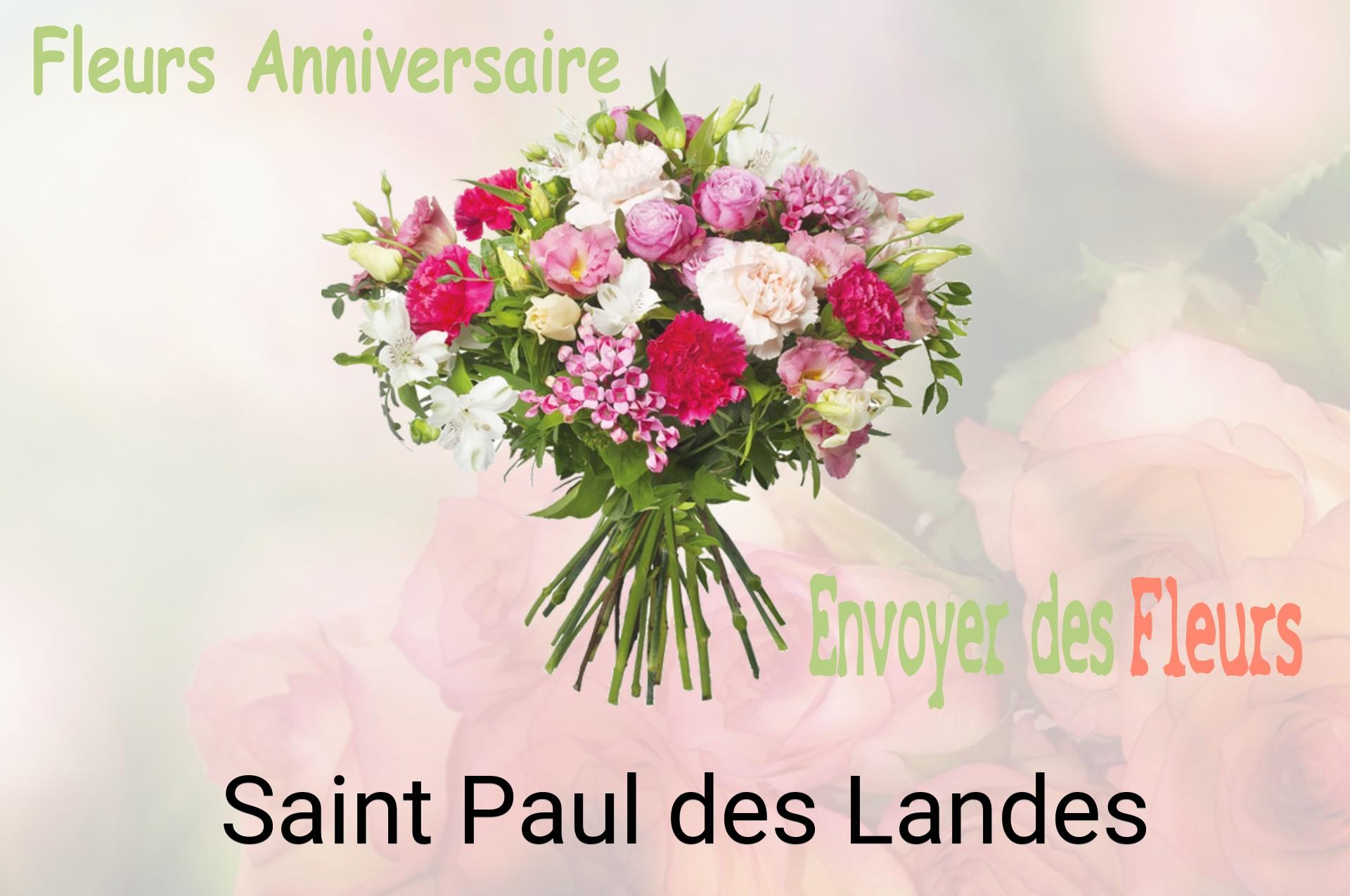 Bouquet de fleurs d’anniversaire livré à Saint-Paul-des-Landes