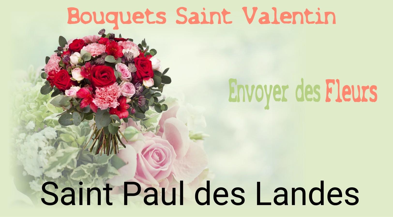 Roses de Saint-Valentin livrées à Saint-Paul-des-Landes